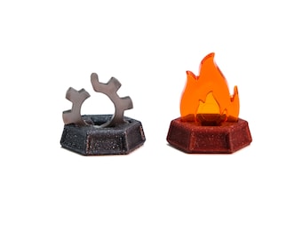 Nemesis stand for malfunction and fire marker 3D