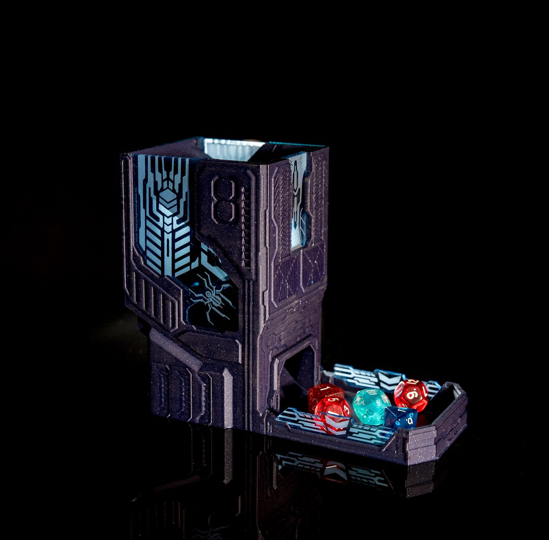Nemesis DICE TOWER With Plexiglass and Connection Etsy