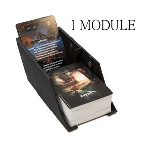 Organiseur de cartes standard grand format, support 1 module