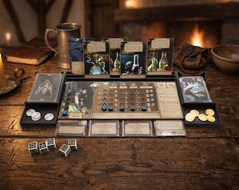 The Witcher: Old World - Ultimate Premium Player Organizer & Storage Solution