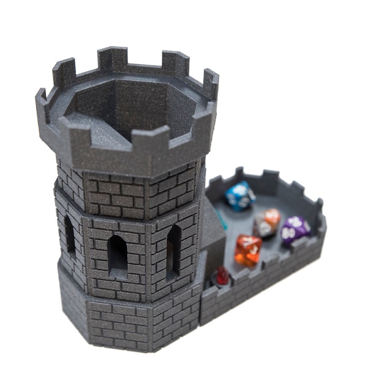 Dice Tower Castle Connection Like D&D Etsy