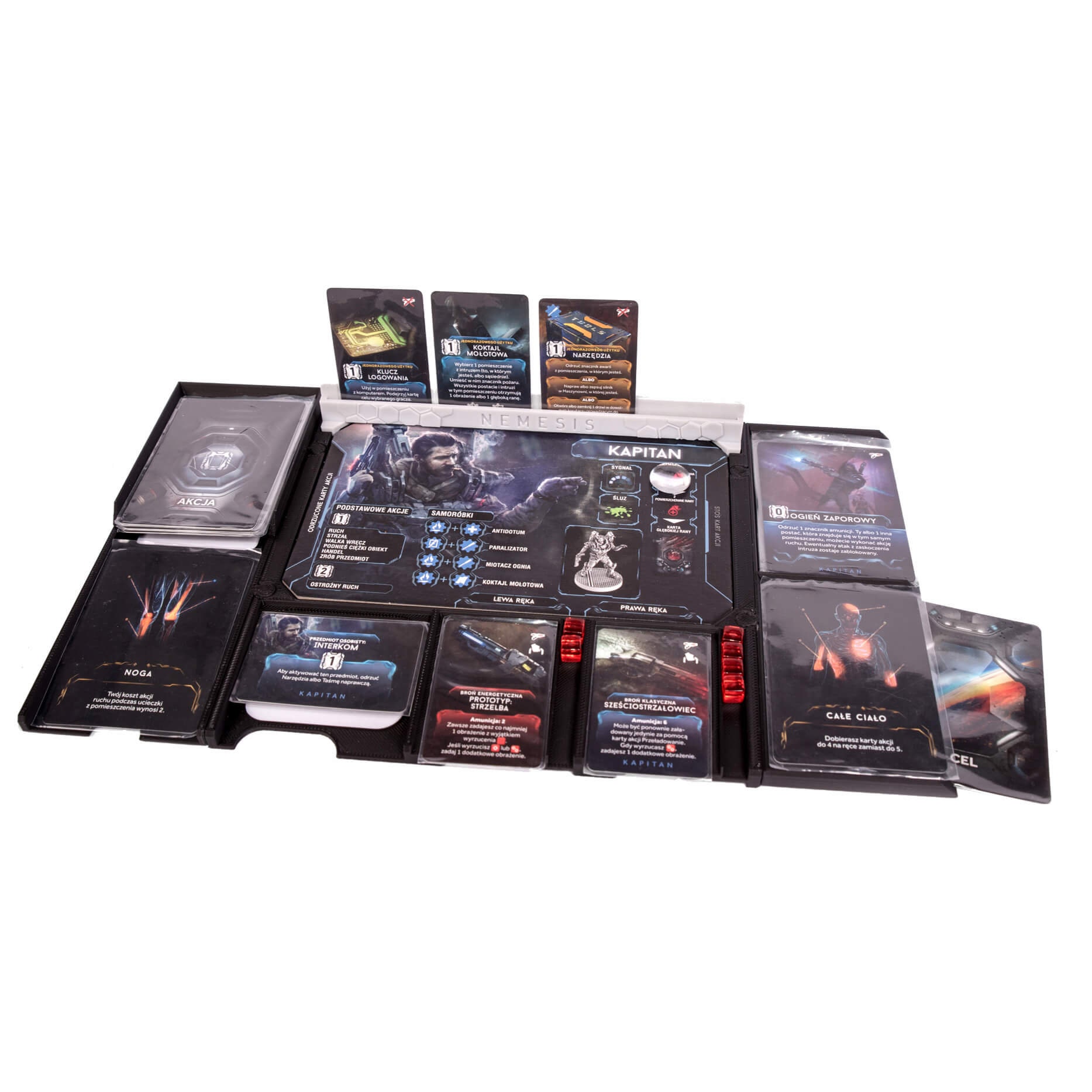 Nemesis Character, player cards organizer, 3D print