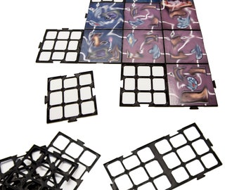 Unofficial Clank! Catacombs bases holders for tiles with Box