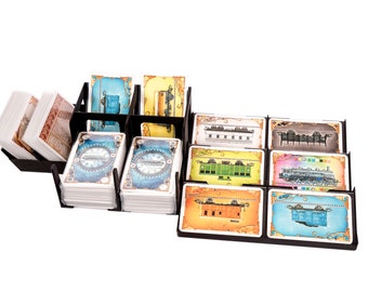 Ticket to Ride Around the World - organisateur pour cartes à pochettes.