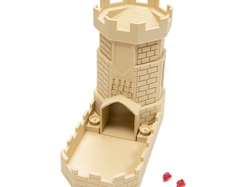 Dice Tower Castle Magnetic connection One color