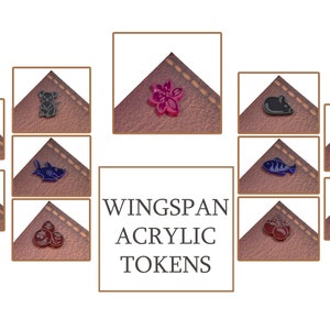 Wingspan Acrylic Tokens Upgrade Wingspan upgrade