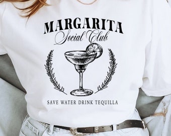 Retro Margarita Social CLUB- PNG File