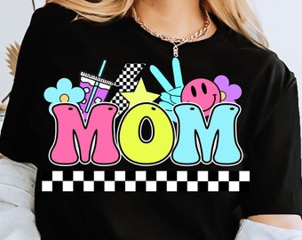 Retro Pop Daisy - MOM-  Shirt PNG