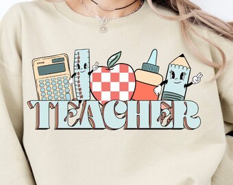 Boho- Teacher Clipart- Teacher Shirt PNG