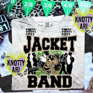 Distressed Preppy Jackets BAND - PNG File - JACKETS - Mascots