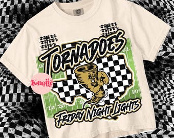 Retro Grunge -  Mascot-TORNADOES PNG - School Spirit - Black