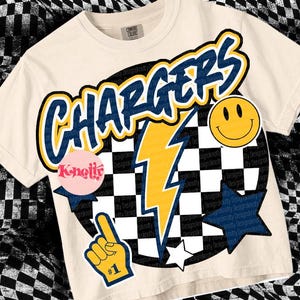 Retro Pop Maskottchen-Chargers PNG