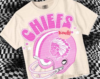 Pink Cute Preppy Mascot-Chiefs PNG