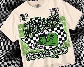 Retro Friday Night Lights Design PNG File- JERSEYS
