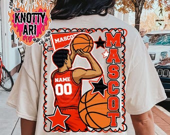 Basketball Custom Player Design, Basketball  Mascot PNG, Sublimation Custom Basketball Shirt Design, Basketball DTF, Basketball png