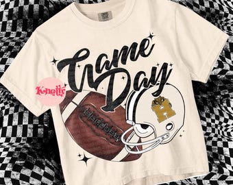 Retro Vintage Football GAMEDAY Design H Bearcats PNG File