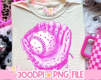 BASEBALL SOFTBALL Drip  Design-PNG Design - Ballpark ready - Ready to print- Softball design - Softball png file - Softball Mama png
