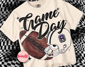 Retro Vintage Football GAMEDAY Design PNG File - S Owls