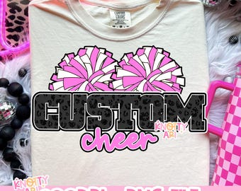 CUSTOM Retro CHEER Team Design-PNG Design - Cheer mama ready - Ready to print- Cheer design - Cheer png file - Cheer Mama Shirt png