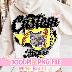Benutzerdefinierte SOFTBALL Team Design-PNG Design