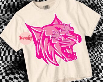 Pink - Bobcat PNG - School Spirit