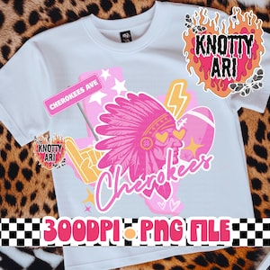 Cute Pink Preppy Cherokees PNG -  Mascot-