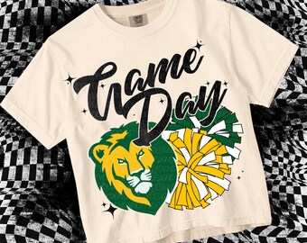 Retro Vintage - Mascot-LIONS PNG - School Spirit
