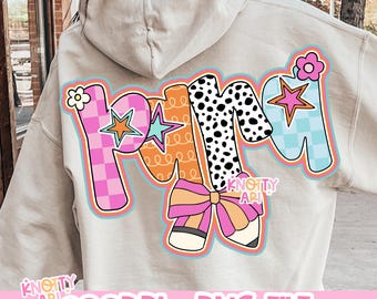 Cute Pastel Retro - Paraprofessional  PNG - Para Shirt PNG - Ready to Print