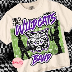 Football Mascot-WILDCATS BAND PNG - School Spirit