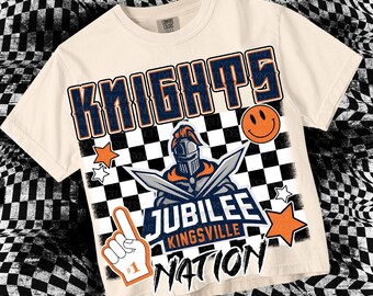 Cute Preppy Glitter- PNG File - Knights NATION - Mascots