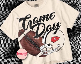 Retro Vintage Football GAMEDAY BC Design PNG File