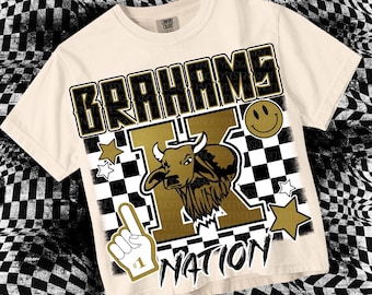 Cute Preppy Glitter- PNG File - BRAHMA NATION - Mascots