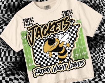 Cute Preppy Friday Night Lights- PNG File - JACKETS ARKANSAS - Mascots