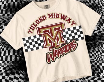 Retro Pop Mascot-Tuloso Midway Warriors PNG - School Spirit