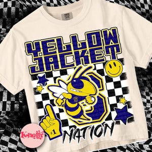 Cute Preppy - PNG File - YELLOWJACKETS - Mascots - S