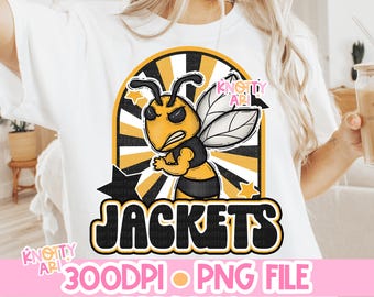 Cute Groovy Jackets- PNG File - JACKETS - Mascots - Ready to Print