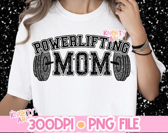 Cute Glitter Powerling  Mom- VOLLEYBALL MOM-  Shirt PNG - Ready to Print