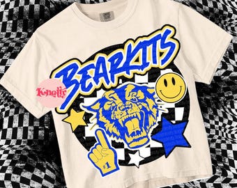Retro Pop - Mascot-BEARKITS PNG - School Spirit