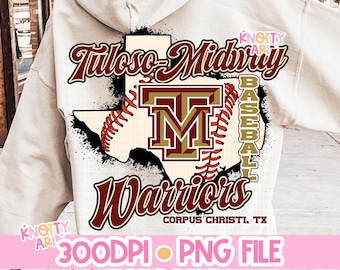 Retro Pop Mascot-Warrior Nation PNG - School Spirit - 2 Variations