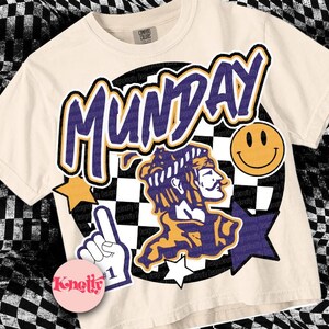 Retro Mascot -Munday PNG - School Spirit