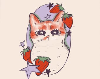 Ilustración personalizada de mascota caprichosa