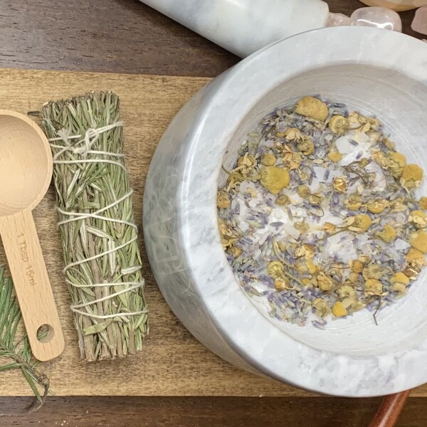 Herbalism Kit Bath Soak ~ Mellifluous Somnus ~ A "Sleepy" Mix of Herbs