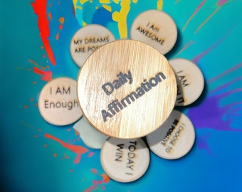 Customizable Daily Affirmation Tokens Set
