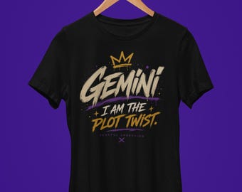 Gemini – “I Am The Plot Twist” Graphic Tee"