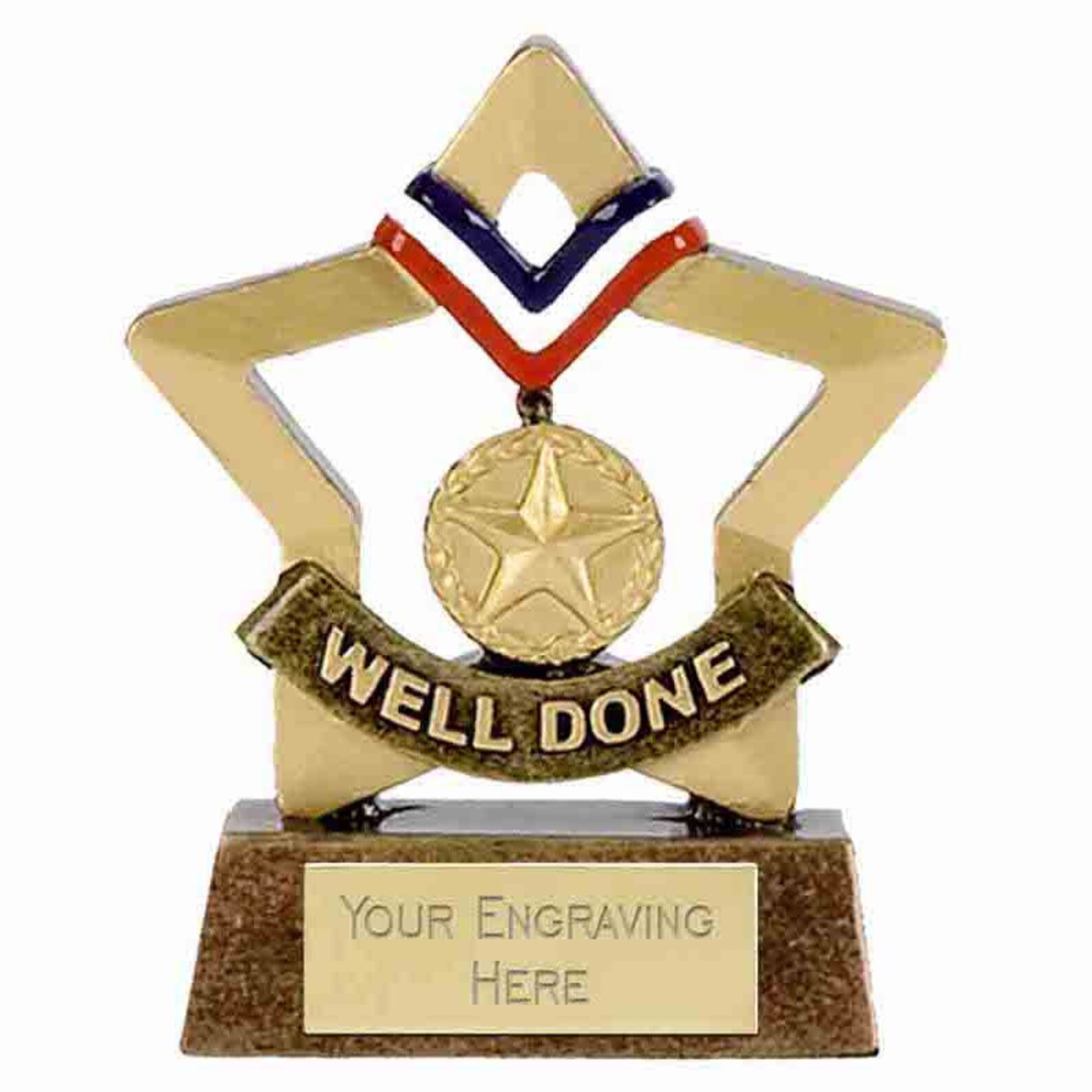Well Done Star Award 8cm Free Engraving Personalised Etsy