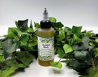 Aceite herbal para el crecimiento del cabello, más de 94 hierbas y aceites, mezcla de superalimentos.