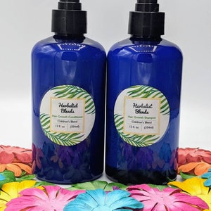 Herbalist Blends Shampoo und Conditioner für das Haarwachstum von Kindern mit 60 natürlichen ätherischen Kräutern
