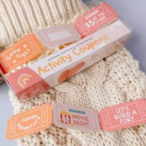 Aktivitätsgutscheine für Kinder, personalisiertes Geschenk für Kinder und Familien, anpassbare Liebesgutscheine, Aktivitäten für Kinder, Geschenke zum Schuljahresende