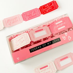 Regalo personalizado de San Valentín para él: cupones de amor, regalo de San Valentín para novios y novias, regalos personalizados de primer aniversario