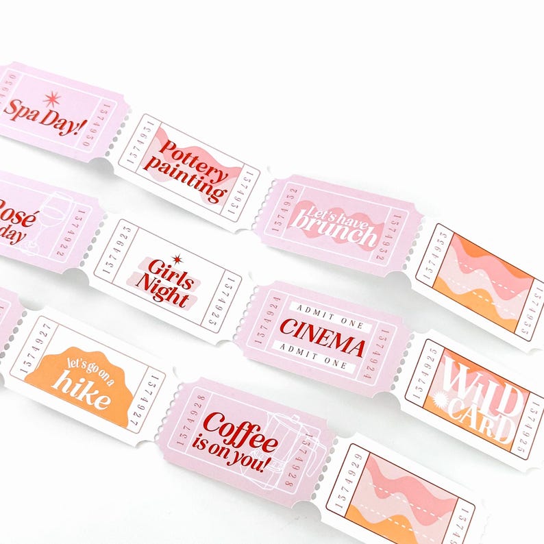 Carnet de coupons anniversaire Bestie, cadeau personnalisé pour elle image 3